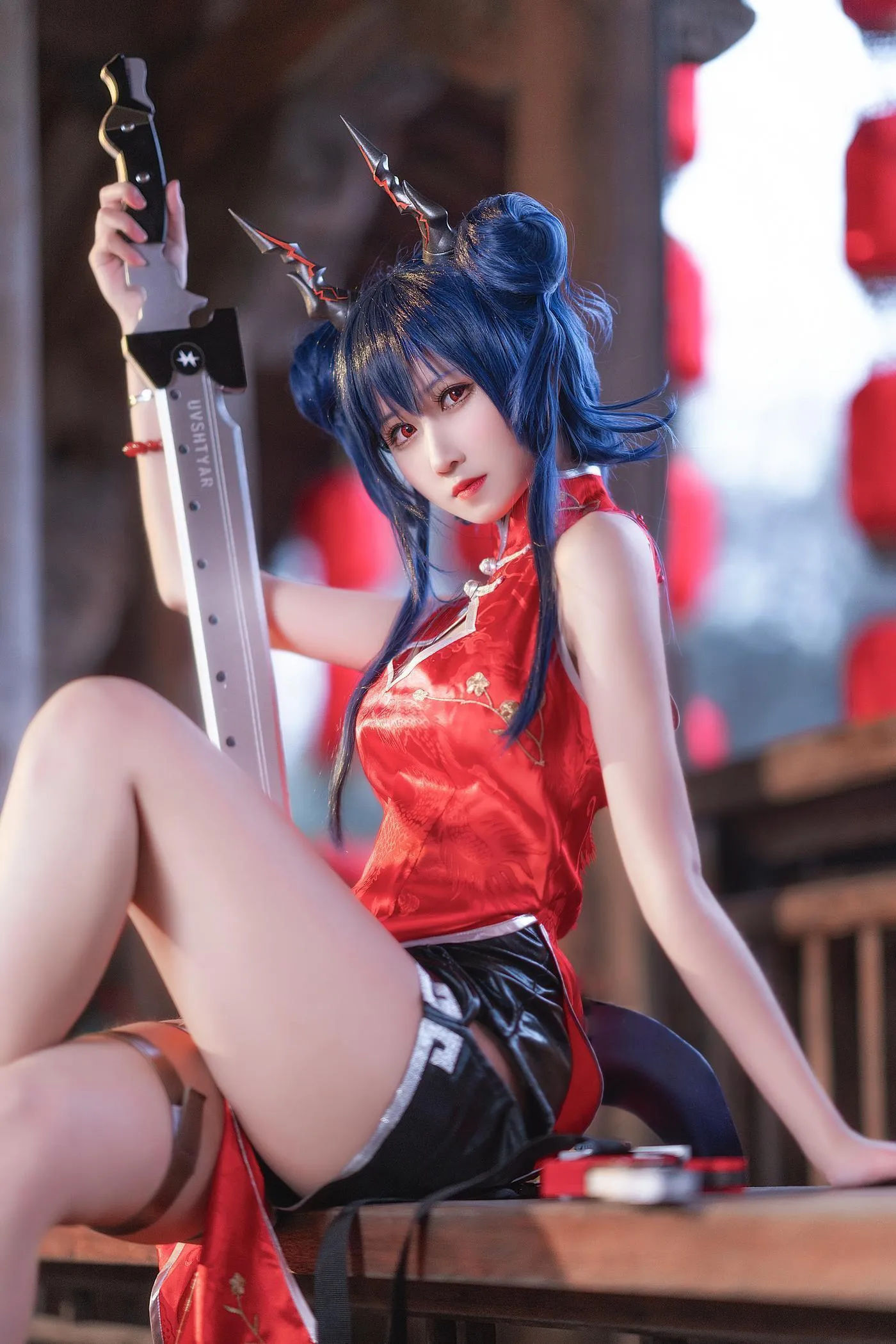 NO.19 明日方舟陈旗袍 [12P]插图1